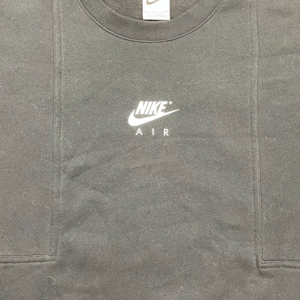 Nike Air Get Over Your Fear Of Heights Sweatshirt Black Crew Neck Small - Picture 6 of 12